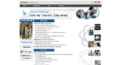 Desktop Screenshot of jenesisequipment.com